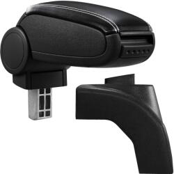  Cotieră pentru VW Scirocco 3 (05.2008-) negru piele ecologica cu cusatura alba () (AVR-VWJT0520-N2A)
