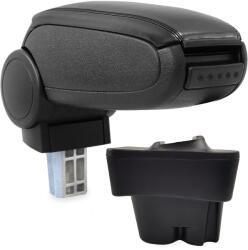  Cotieră pentru Peugeot 207 (02.2006-) negru piele ecologica (AVR-PG270620-N2)