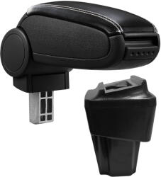  Cotieră pentru Renault Express (05.2021 - ) negru piele ecologica cu cusatura alba () (AVR-RNEP2120-N2A)