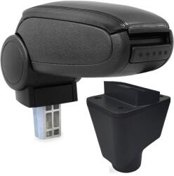  Cotieră pentru Dacia Sandero (09.2004-2017) negru piele ecologica () (AVR-RNSD1320-N2)