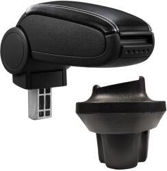  Cotieră pentru Mini 2 R55 R56 R57 (2006-) negru piele ecologica cu cusatura alba () (AVR-MWMI0720-N2A)