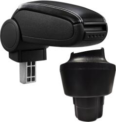  Cotieră pentru Mini 1 R50 R52 R53 (2001-2006) negru piele ecologica cu cusatura alba () (AVR-MWMI0120-N2A)