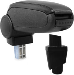  Cotieră pentru Dacia Dokker (2012 - ) negru piele ecologica (AVR-RNDK1620-N2)
