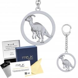 Mejk Jewellery Ezüst kulcstartó Parasaurolophus 925 Ékszer Ajándék Gravírozás (Brelok Srebrny)