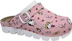 Dr Feet Saboti medicali Dr Feet 9010 medical pink - dama