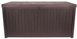 Though Master Cutie de depozitare Tough Master 430L, aspect lemn, culoare cafea, cu balamale (9683)