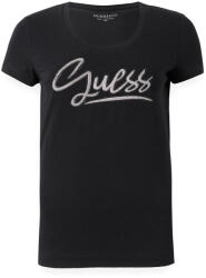 GUESS T-Shirt Ss Cn Guess Script W6RI24J1314 jblk jet black a996 (W6RI24J1314 jblk jet black a996)