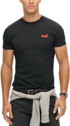 Superdry T-Shirt Essential Logo Emb M1011245A aoc black/hazard orange (M1011245A aoc black/hazard orange)