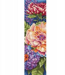 Coricamo Keresztszemes hímzés Előnyomott vászon Lenyűgöző virágok II (K 11001)