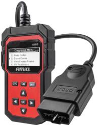 AMiO Tester diagnoza auto OBD2, ecran LCD iluminat, citire si stergere erori, alimentare 8-15V, scaner auto universal profesional (04730)