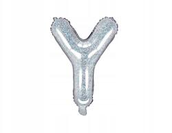 Party Deco Fólia lufi ''y'' betű, 35cm, holografikus