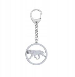Mejk Jewellery Ezüst kulcstartó kutyával Ca de Bou Mallorcai kutya 925 Ajándék Gravírozás Ingyenes (breloczek z Ca de Bou - Dog z Majorki)