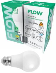 FLOW Bec LED A60 12W, E27, 6500K - Lumină rece FLOW FBLA6012W-R (17064) - mastomat