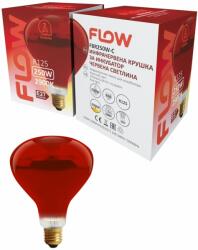 FLOW Bec Infraroșu pentru incubator R125 250W E27 FLOW - FBR250W-C (17083)