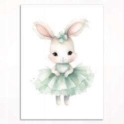  Poszter Nyuszi zöld ruhában 50 x 70 cm (0251-PL50X70)