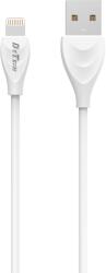 DeTech Кабел за данни DeTech DE-24i, Lightning (iPhone 5/6/7/SE), 1.0m, Бял - 14127 (14127)