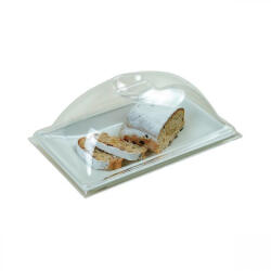 Garibaldi Set Farfurie & Capac Plexiglas Mini 21x32cm (1+1 buc) Alb Tava
