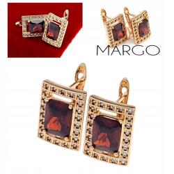 Xuping 607 Aranyozott fülbevaló cirkónia kövekkel, 18 karátos arannyal bevonva, Xuping, lógós