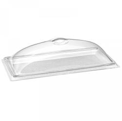 Garibaldi Set Farfurie și Capac Plexiglas Mediu 21x47cm (1+1 buc) Transparent Tava