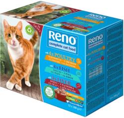 Reno Pouch macska eledel vegyes-ízben, 12x100 g