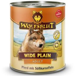 Wolfsblut Wide Plain Adult lóhús batátával konzerv, nedves kutyatáp, 800 g. Minimum rendelés: 6 db !