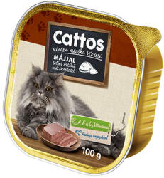 Cattos Alucup nedves macskaeledel, májas 100g. Minimum rendelés: 16db !