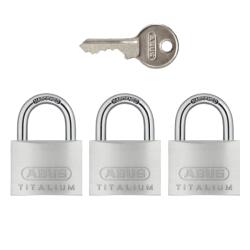  ABUS 726TI/40 TITALIUM TRIPLES lakatszett