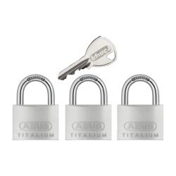  ABUS 727TI/40 TITALIUM TRIPLES lakatszett