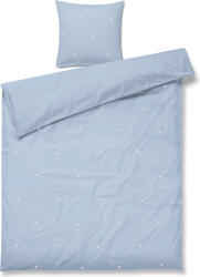 Juna Lenjerie de pat Daisy 150 x 210 cm, albastru, cu față de pernă 50 x 60 cm (637178) Lenjerie de pat