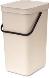 Brabantia Coș de sortare a deșeurilor Sort & Go 16 l bej (251740) Cos de gunoi