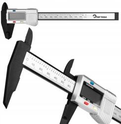 TOP TOOLS Digitális tolómérő elektronikus szénszálas kompozit 150mm (31C621-1)