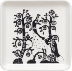 Iittala Farfurie pentru servirea gustărilor Taika 12 x 12 cm, negru (1070928)