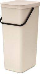 Brabantia Coș pentru sortarea deșeurilor Sort & Go 40 l, bej (251788) Cos de gunoi