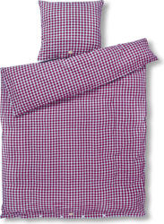 Juna Lenjerie de pat Bæk&Bølge 140 x 220 cm violet-mentă cu față de pernă 60 x 63 cm (636552) Lenjerie de pat