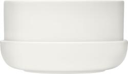 Iittala Ghiveci Nappula 24 x 13 cm alb cu farfurie (1064943)