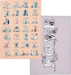 Arabia Finland Lavete de bucătărie Arabia Finland Moomins Alphabets 50 x 70 cm 2 buc (1083286)