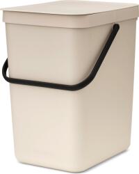 Brabantia Coș de sortare a deșeurilor Sort & Go 25 l bej (251764) Cos de gunoi