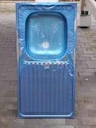  Egymedencés acél mosogató csepegtetővel150 x50 (BN04)