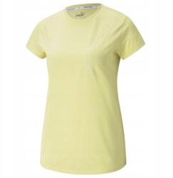 PUMA Női Póló Rtg Heather Logo Tee Sárga 586455 40 S-es méret (58645540)