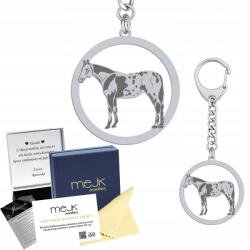 Mejk Jewellery Ezüst kulcstartó Appaloosa ló 925 Ékszer Ajándék Gravírozás Ingyenes (brelok do kluczy z Koń Appaloosa)