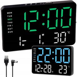 Quinta Digitális Óra Led Asztali Ébresztőóra Hőmérséklet 5 Fényerő Fokozat (Q-580392788)