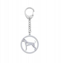 Mejk Jewellery Ezüst kulcstartó Thai Ridgeback 925 Ajándék Nő Gravírozás Ingyenes (BE R1386-plat)