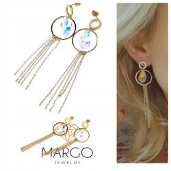 Xuping 4700 Arany színű, lógós nemesacél fülbevaló, celebstílus