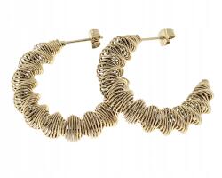 Xuping 3641 Arany színű, lógós nemesacél fülbevaló, celebstílus