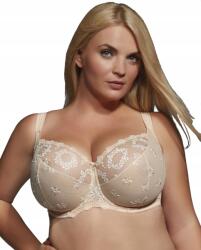 Kris Line Fortuna puha melltartó bézs/bordó 75E (5901808291315)