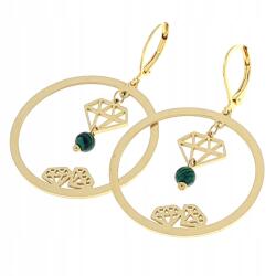 Xuping 3800a Arany színű, lógós nemesacél fülbevaló celebstílus