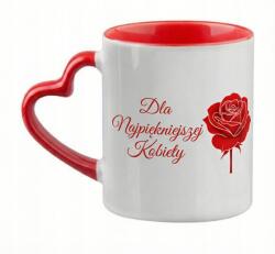 BestSub Bögre szív alakú füllel Nőnapi Ajándék (B101HT-R)