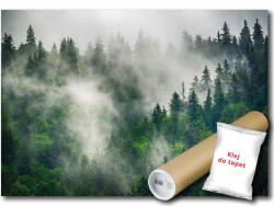 WallMagic Fotótapéta Végyes Szálas Erdő Fák Köd Hegyek Tájkép 200x140 Ingyenes Ragasztó (14566VX4)
