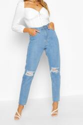 Boohoo Női Farmer Mom Jeans Pamut Magas Derekú 34-ES