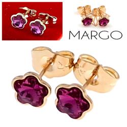 Xuping 2035c Aranyozott fülbevaló Austrian Crystal cirkónia 18k arannyal bevonva Xuping stekkeres